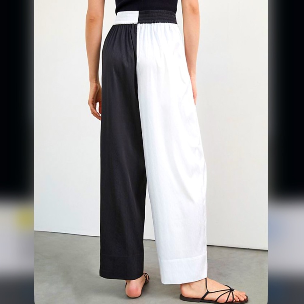 NWT Colorblocked Wide Leg Pants - Picture 2 of 11